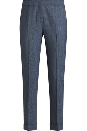Etro Pantaloni sartoriali con motivo geometrico