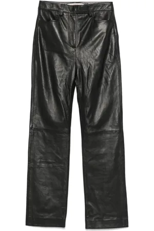 REMAIN Pantaloni dritti in pelle