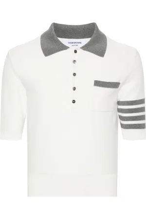 Thom Browne Maglione stile polo Hector con intarsi