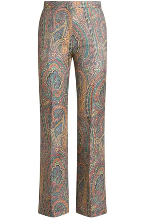 Etro Pantaloni sartoriali con stampa paisley