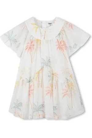Chloé Abito con stampa Palm Tree