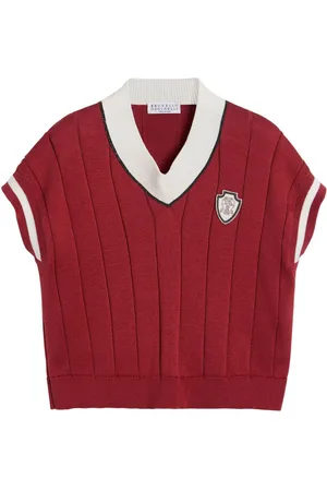 Brunello Cucinelli T-shirt lavorata a maglia