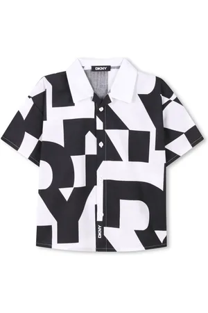 DKNY Camicia con stampa geometrica