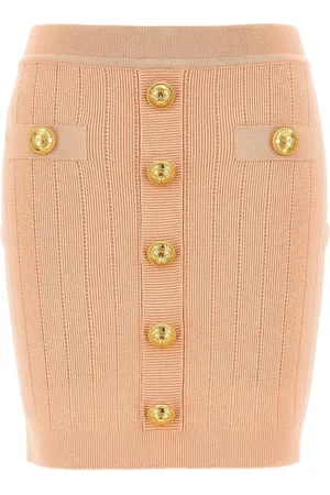 Balmain Gonna midi con bottoni