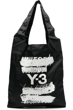 Y-3 Borsa tote con stampa