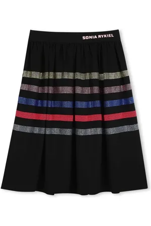 Sonia Rykiel Enfant Gonna midi a righe