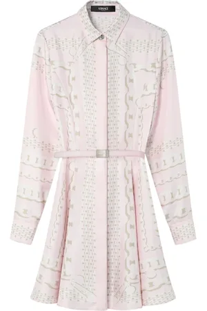 VERSACE Chemisier midi Treasure in seta