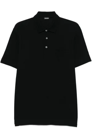 Ermenegildo Zegna Polo in cotone con ricamo logo