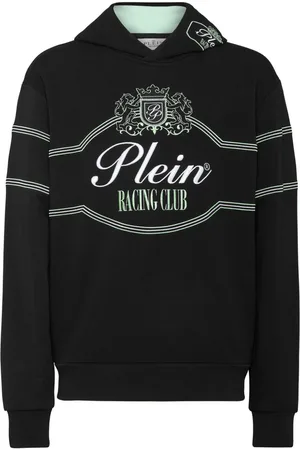 Philipp Plein Felpa Racing Club con cappuccio