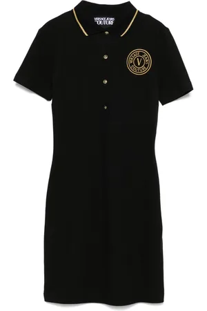 VERSACE Abito corto con ricamo