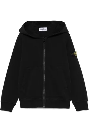 Stone Island Felpa con applicazione Compass