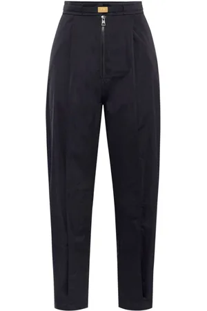 Elisabetta Franchi Pantaloni boyfriend con cintura