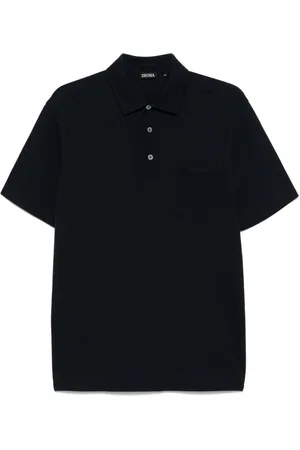 Ermenegildo Zegna Polo in cotone con ricamo logo