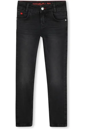 HUGO BOSS Jeans affusolati con applicazione