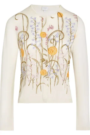 Giambattista Valli Cardigan con motivo Marigold Bouquets