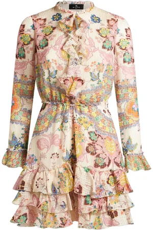 Etro Abito corto con ruches