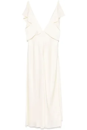 Jil Sander Abito midi in raso