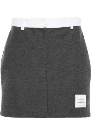 Thom Browne Minigonna con applicazione