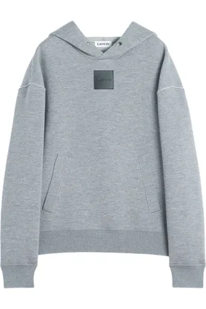 Lanvin Felpa con logo e cappuccio