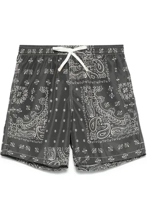 ELEVENTY Costume da bagno con stampa paisley