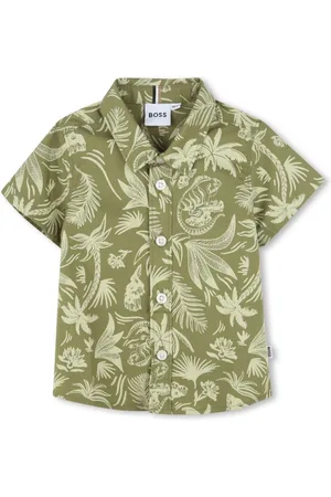 HUGO BOSS Camicia con stampa grafica
