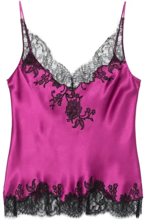 CARINE GILSON Top con dettaglio in pizzo