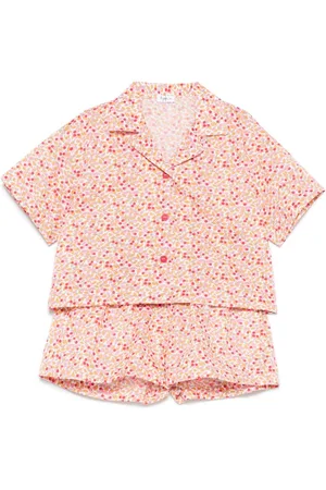 Il gufo Set top e shorts a fiori
