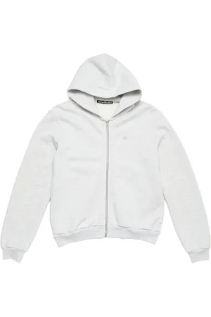 Acne Studios Felpa in cotone biologico con cappuccio
