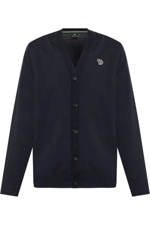 Paul Smith Cardigan con applicazione Zebra