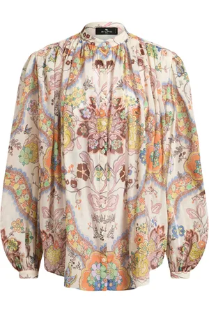 Etro Camicia plissettata in cotone