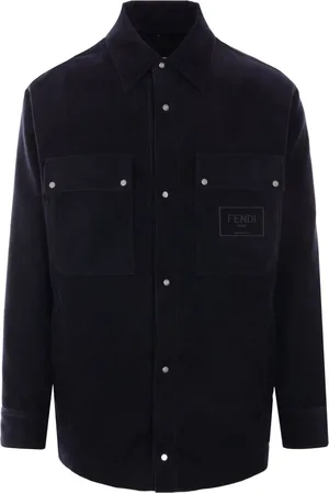 Fendi Giacca-camicia a coste