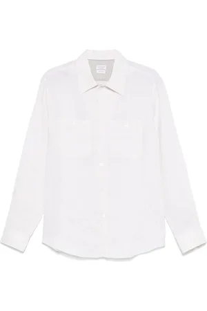 Brunello Cucinelli Camicia con trama armatura