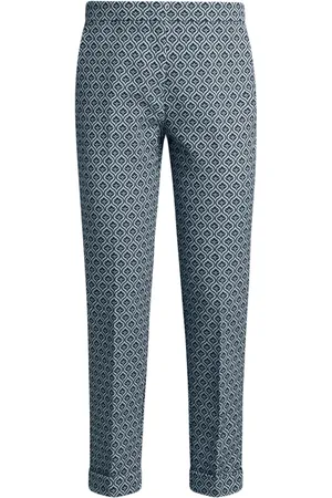Etro Pantaloni a fiori jacquard