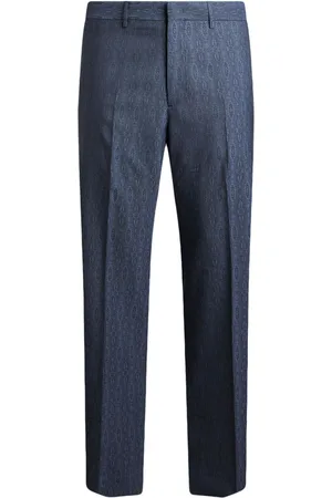 Etro Pantaloni con motivo jacquard