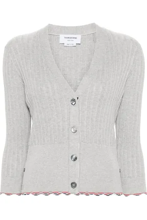 Thom Browne Cardigan con banda RWB