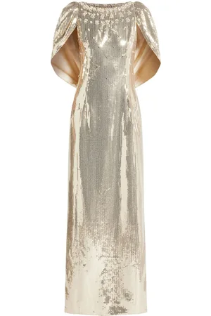 HUISHAN ZHANG Abito da sera con paillettes
