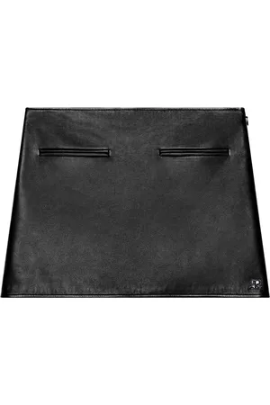 Courrèges Gonna lunga in pelle Heritage