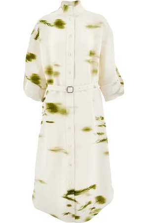 Salvatore Ferragamo Chemisier Blossom con stampa
