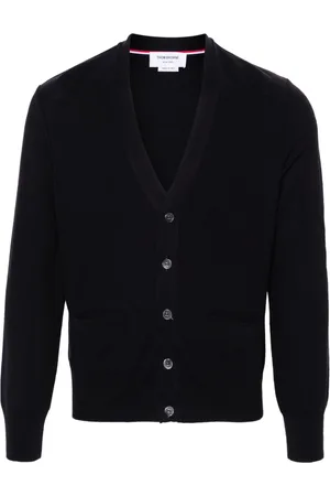 Thom Browne Cardigan con dettaglio a righe 4