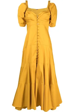 Cult Gaia Abito midi con dettaglio cut-out