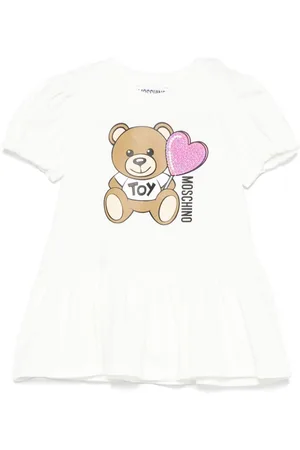 Moschino Abito Teddy Bear con stampa
