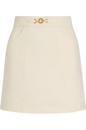 Patou Minigonna denim svasata