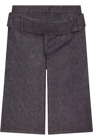 Courrèges Shorts denim con doppia cintura
