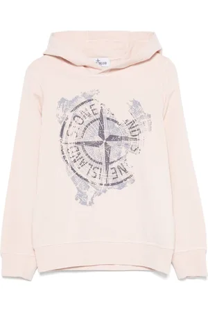 Stone Island Felpa con cappuccio e logo