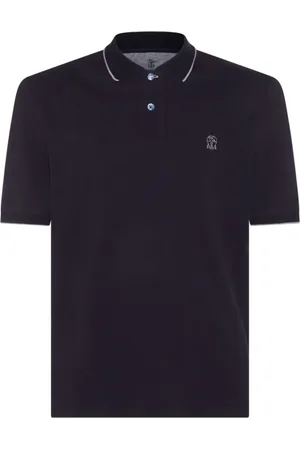 Brunello Cucinelli Polo con ricamo