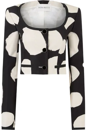 Nina Ricci Giacca girocollo crop
