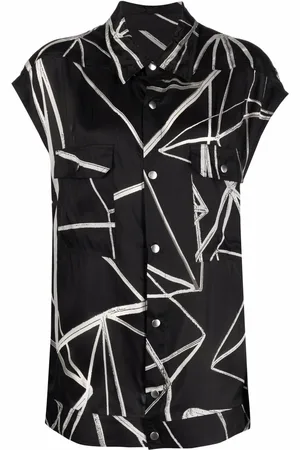 Rick Owens Giacca-camicia con stampa