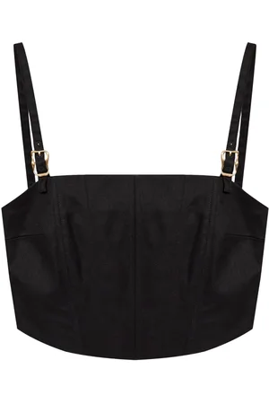Cult Gaia Top corto con scollo quadrato