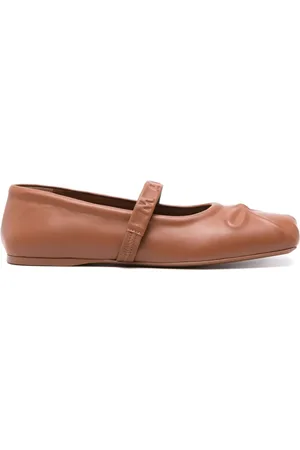 Marni Ballerine con logo goffrato