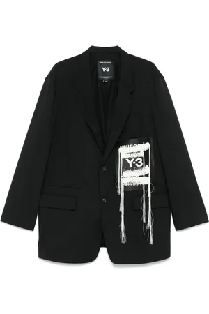 Y-3 Blazer con applicazione